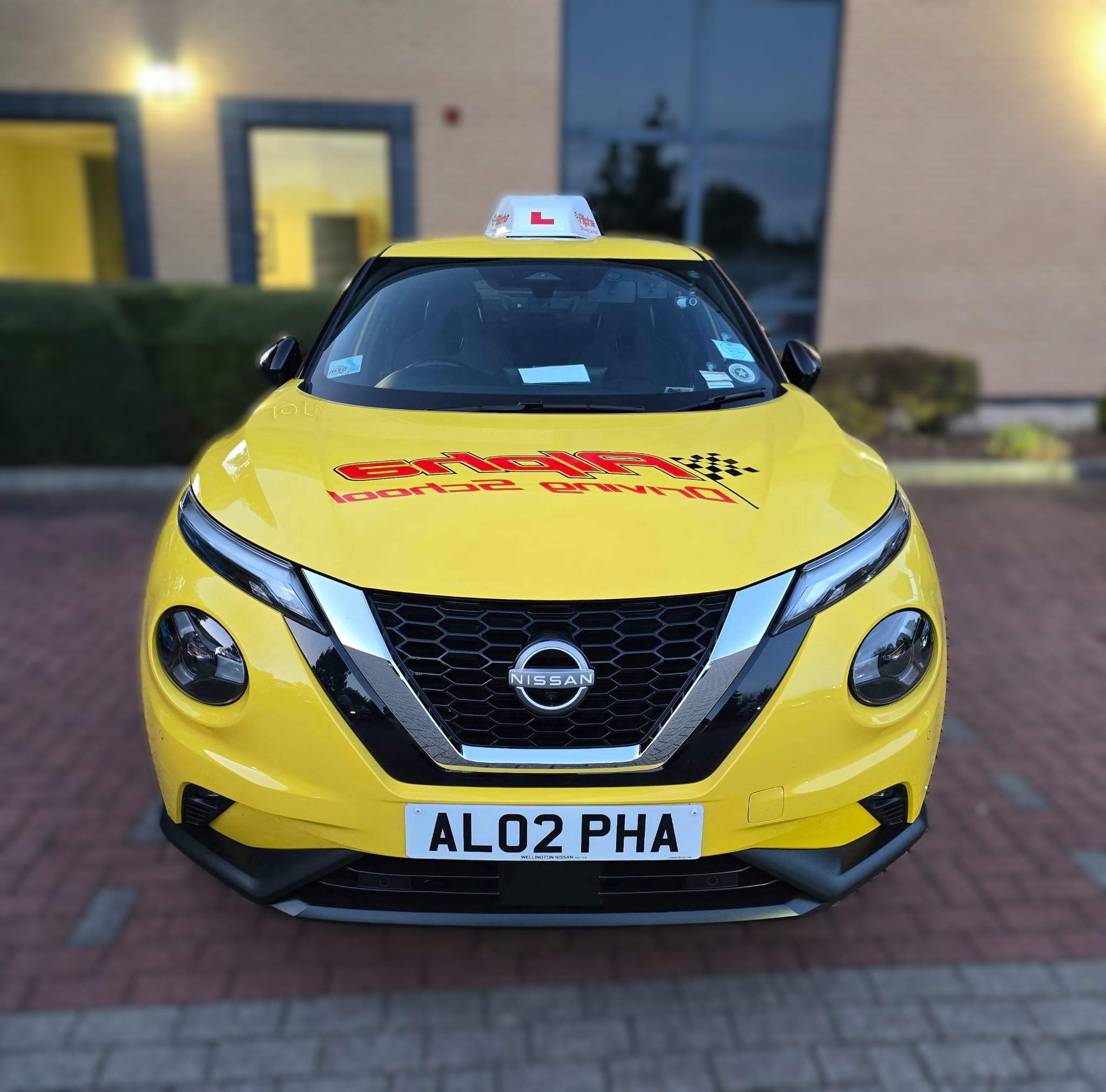 Alpha driving school car